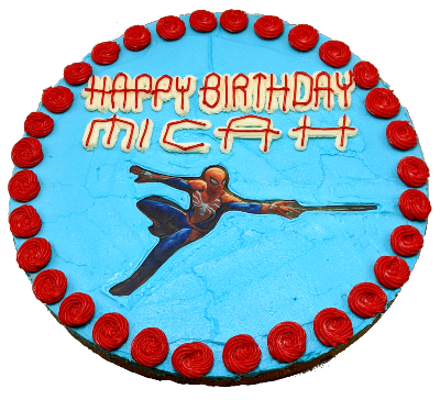 Micah’s Spiderman Cake